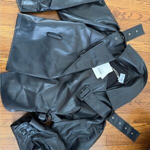 Peppermayo Black Leather Jacket